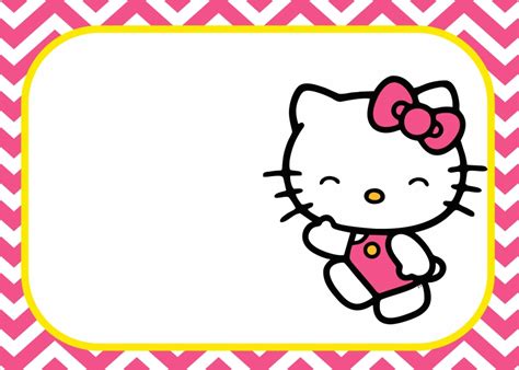 Etiqueta Escolar Grátis Para Imprimir Hello Kitty Cantinho Do Blog
