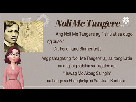Kaligirang Pangkasaysayan Ng Noli Me Tangere Jose Rizal Filipino