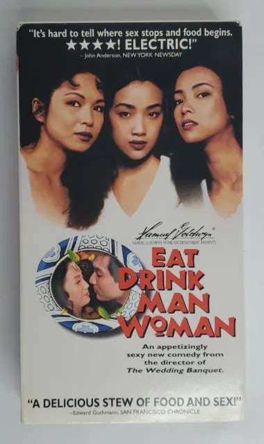 Eat Drink Man Woman Vhs Vcr Tape Cooking Romance Chinese Movie Video 124 Minutes 9 40 Picclick