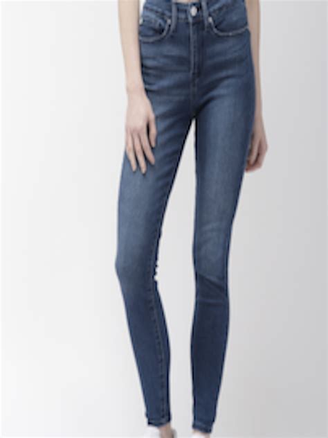 Buy Denizen From Levis Women Blue Super Skinny Fit High Rise Clean Look