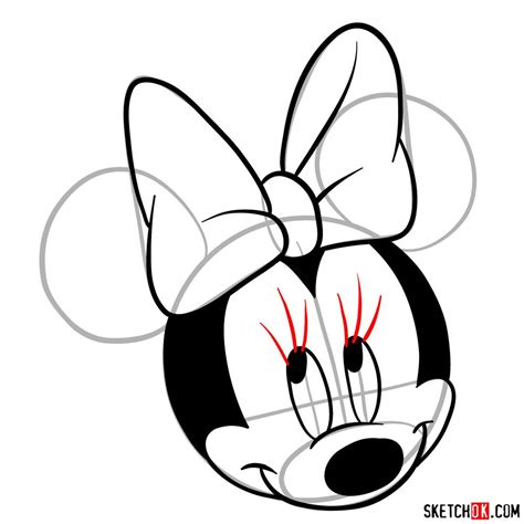 Disneys Minnie Mouse Original Art 8x8 Sketch Created By Guy Gilchrist