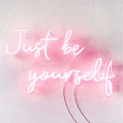 Whenever you find yourself on the side of the majority, it is time to pause and reflect. ~ mark twain. just be yourself, self-love quotes, neon signage, neon ...