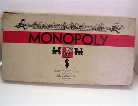 Vintage Monopoly Game Copp Clark Canada Parker Brothers 1936 1946
