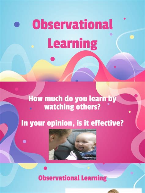 Observational Learning Pdf Behaviorism Psychology