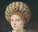 1534-1536 Isabella d'Este by Tiziano Vecellio (Kunsthistorisches Museum ...