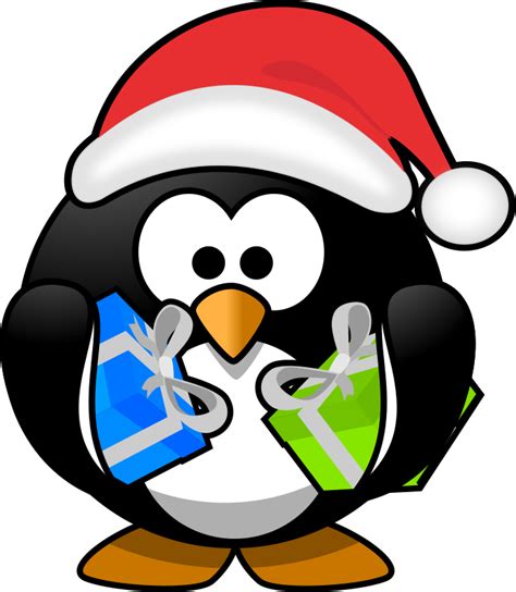 Santa penguin by Moini - A little penguin who just has bought his ...