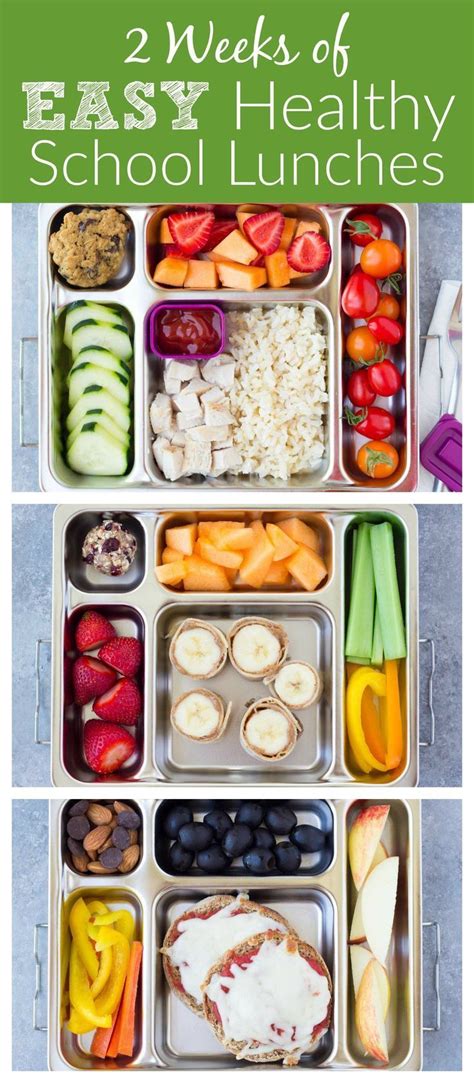 Months Worth Of Healthy Make Ahead School Lunch Ideas For Kids For
