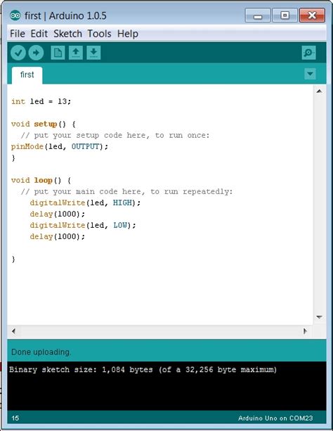 Writing a low to pin connects it to ground, or 0 volts. The Arduino IDE and LED code - Arduino Robotic Projects
