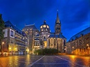 Aachen Cathedral at Night Aquisgran, Alemania | Catedral, Viajes, Alemania