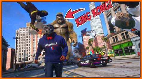 We Brought King Kong Into Gta 5 Gta 5 Rp Youtube