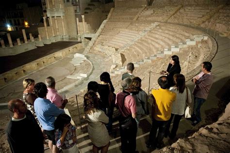 El Teatro Romano realiza este sbado la ltima visita guiada nocturna del ...