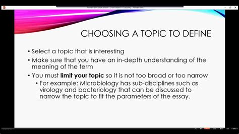 Developing the qualities of a successful student Definition Essay PPT Student Lecture - YouTube