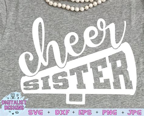 Cheer svg cheer sister cheer shirt cricut cut file | Etsy