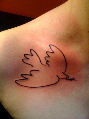 Get A Tattoo I Have Picassos Dove On My Foot Picasso