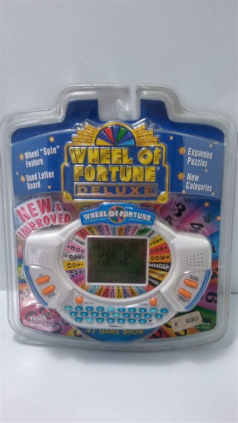 Tiger Handheld Game Wheel Of Fortune Abcvictoria