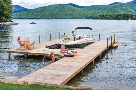 Pile And Pier Docks Custom Designed Permanent Dock Systems — The Dock