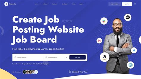 How To Create A Job Portal Job Board Website With Wordpress Superio Theme Youtube