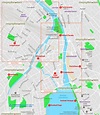 Zurich top tourist attractions map - Zurich map to download showing ...