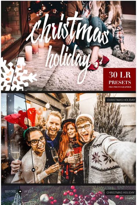 Take your photos to the next level and save! Christmas Holiday Lightroom presets download free .zip for ...