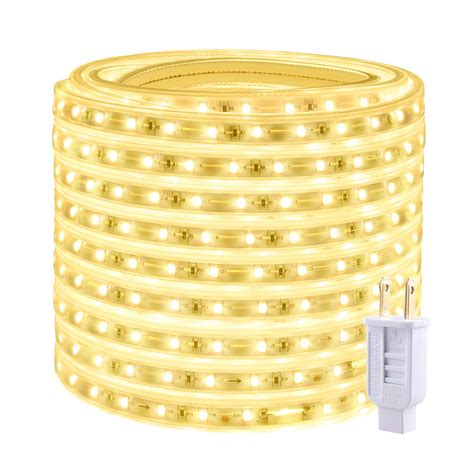 Buy Ollrieu 50ft Rope Lights Outdoor Waterproof Warm Led Strip Light