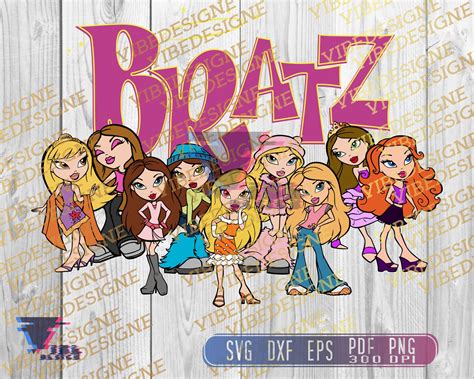Bratz Svg Layered Bratz Dolls Svg Bratz Girls Svg Bratz Etsy