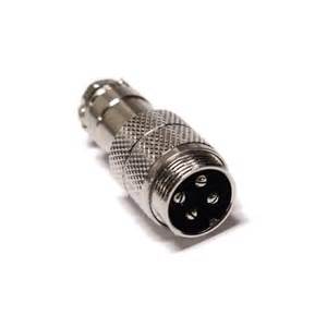 4 Pin Microphone Connector Male For Cord