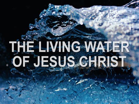 The Living Water Of Jesus — Aspen Park Baptist Church
