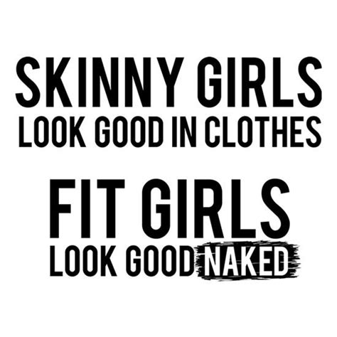 Skinny Girls Look Good In Clothes Fit Girls Look Good Naked Mug By Chargrilled