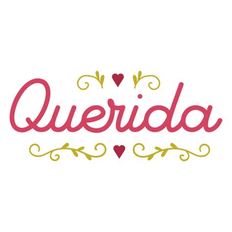 Querida Lettering Png And Svg Design For T Shirts