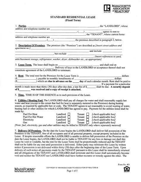 Summaries and photos of california realtors® who violated the code of ethics and were disciplined with a fine, letter of reprimand the california professional standards reference manual, local association forms, nar materials and other materials related to code of ethics enforcement. Free Massachusetts Association of Realtors Residential ...