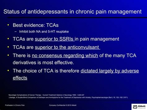 Manegement Of Chronic Neurogenic Pain