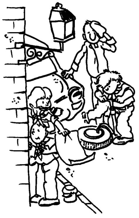 Helping Others Flat Tire Car Coloring Pages Coloring Sky