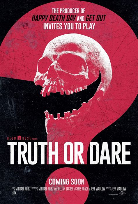 Like and share our website to support us. Poster an Invitation to Play 'Truth or Dare' - Bloody ...