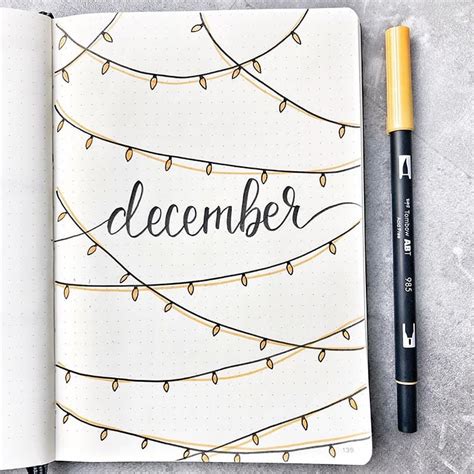 Monthly Bullet Journal Cover Page Ideas Beautiful Dawn Designs