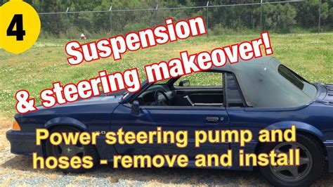 How To Replace A Power Steering Pump And Hoses In A Foxbody Mustang