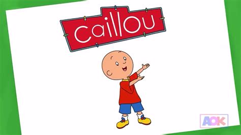 Caillou The Grownup Theme Song Youtube