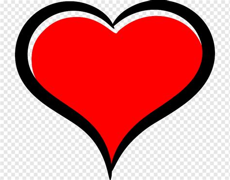 Arte De Coração Vermelho E Preto Símbolo Do Coração Coração De Amor