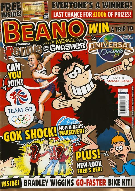 Wacky Comics This Weeks Beano 25th August 2012