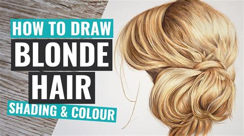 How To Draw Blonde Hair Polychromos Colored Pencil Tutorial Youtube