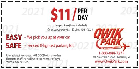 Get promos for airport parking for march. Detroit Metro Airport Parking Coupons | Qwik Park DTW