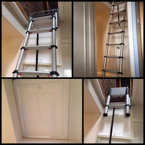 Compact Loft Ladder Solves Narrow Corridor Problem Loft Ladder Attic