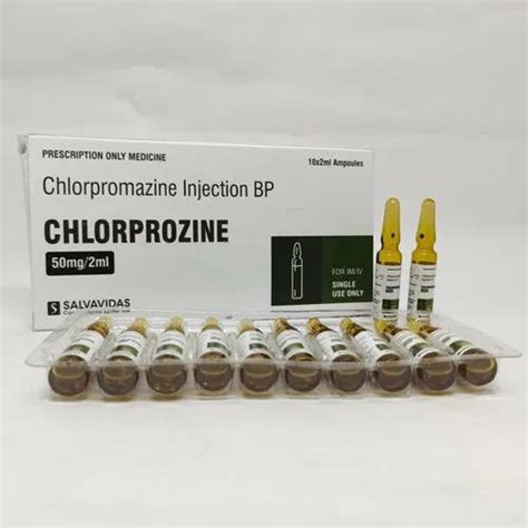 Chlorpromazine Injection Bp 25 Mg Chlorprozine Injection At Rs 88