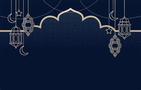 Islamic Arabic Lantern For Ramadan Kareem Eid Mubarak Background Eid