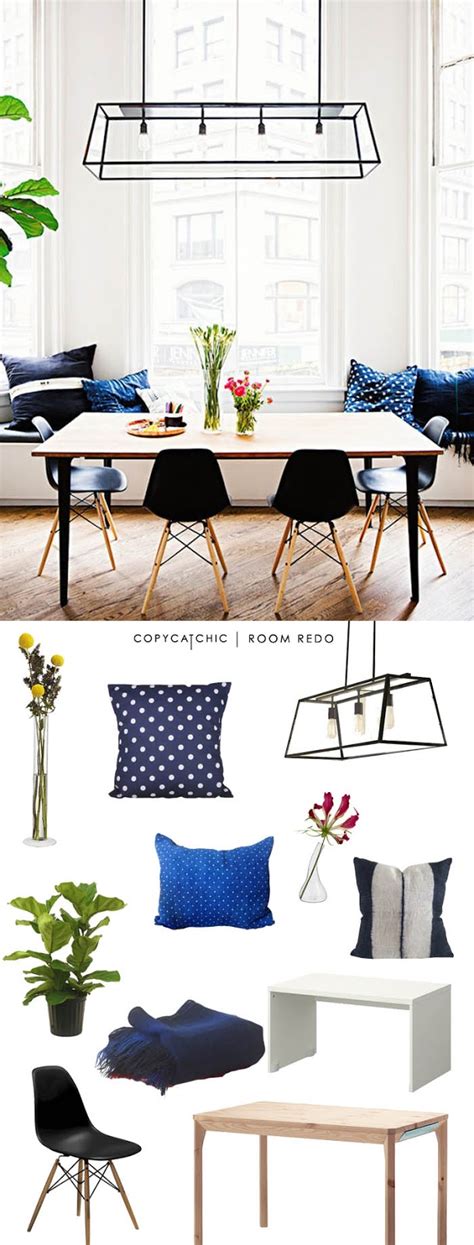 Copy Cat Chic Room Redo Indigo Dining Room Copycatchic