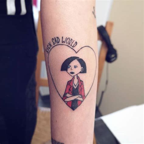 Sick Sad World Daria Tattoos For All You Sad Weirdos Trend Tattoos