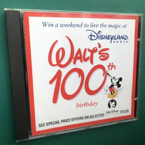 Walts 100th Birthday Film Soundtracks Cd Promo Mulan Jerry Goldsmith