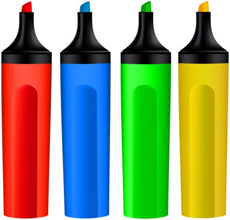 Colored Markers Png Clip Art Image Gallery Yopriceville High