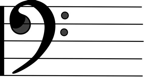 Clipart Bass Clef 01
