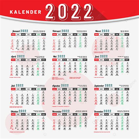 Kalender 2022 Com Data Islâmica Indonésia Png Kalender 2022