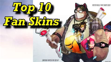 Top 10 Overwatch Fan Skins Youtube